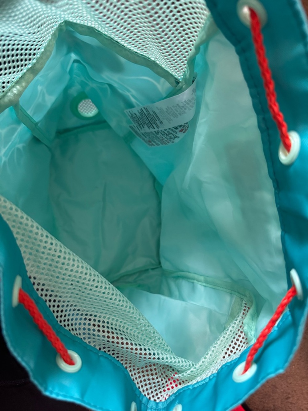 Mickey Mouse Teal Swim Backpack with Red Accents - Picture 4 of 4